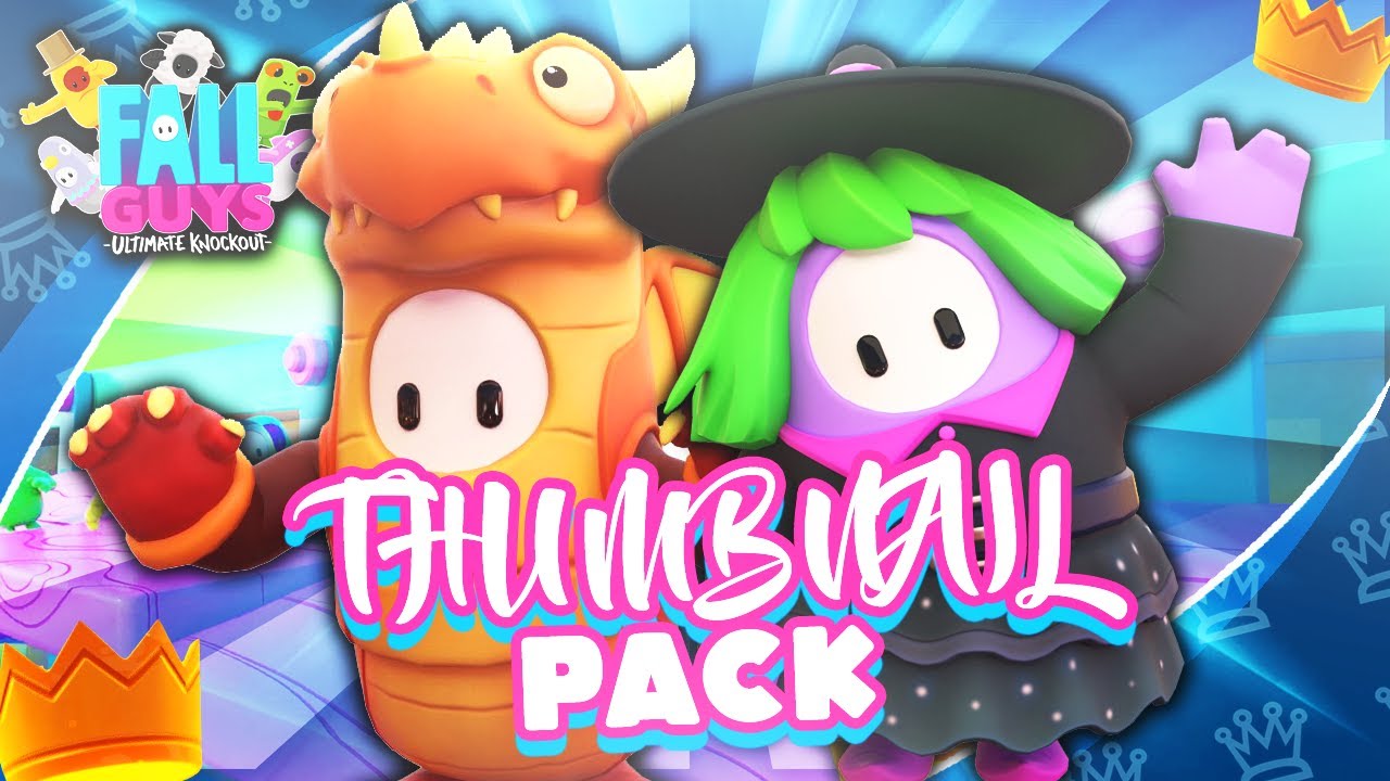 Fall Guys SEASON 2 Thumbnail Template!!