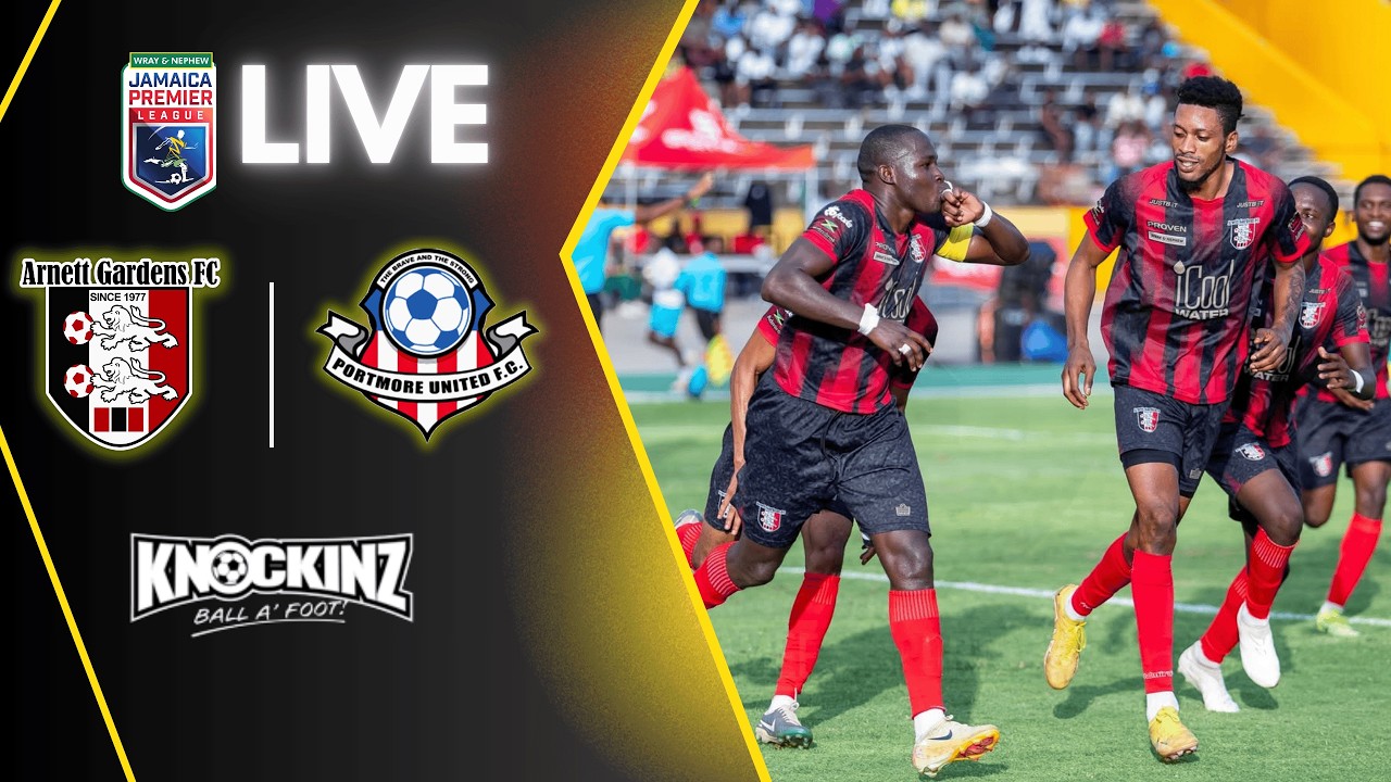 ARNETT GARDENS FC VS PORTMORE UTD | JAMAICA PREMIER LEAGUE MATCH WEEK  23