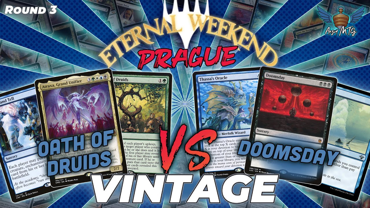 MTG Vintage | Oath of Druids против Temur Doomsday | Eternal Weekend Europe 2023 | Раунд 3
