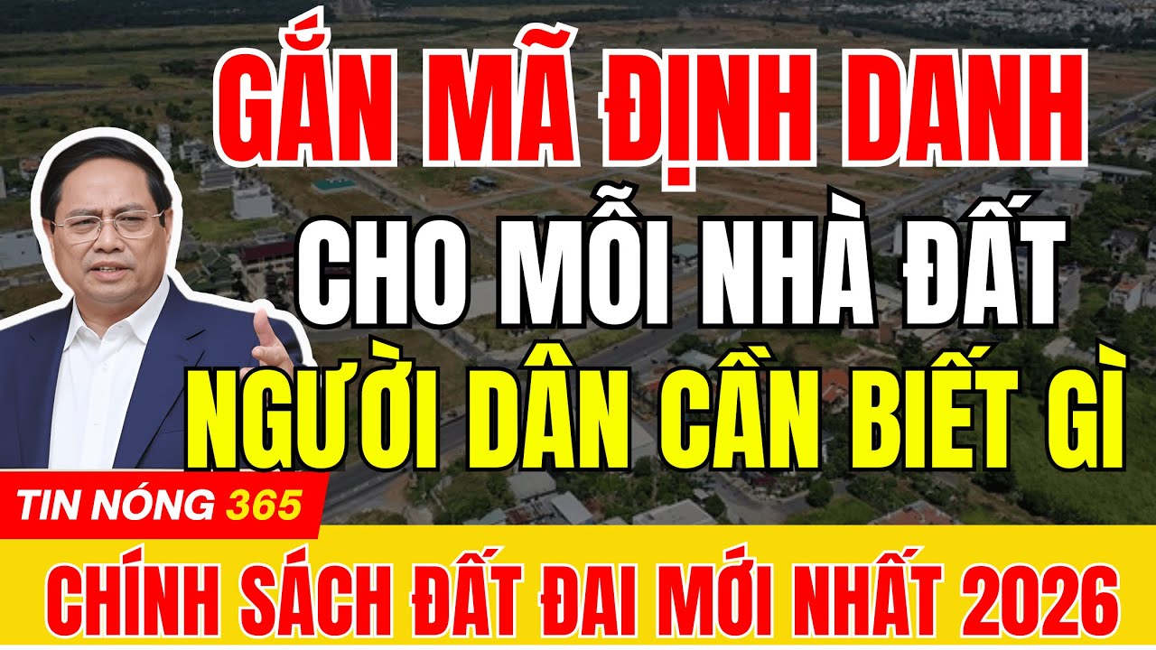 Nhà Đất Gắn Mã Định Danh Điện Tử Từ Ngày 1 Tháng 3 - Không Biết Có Thể Gặp Rắc Rối #tintuc #datdai
