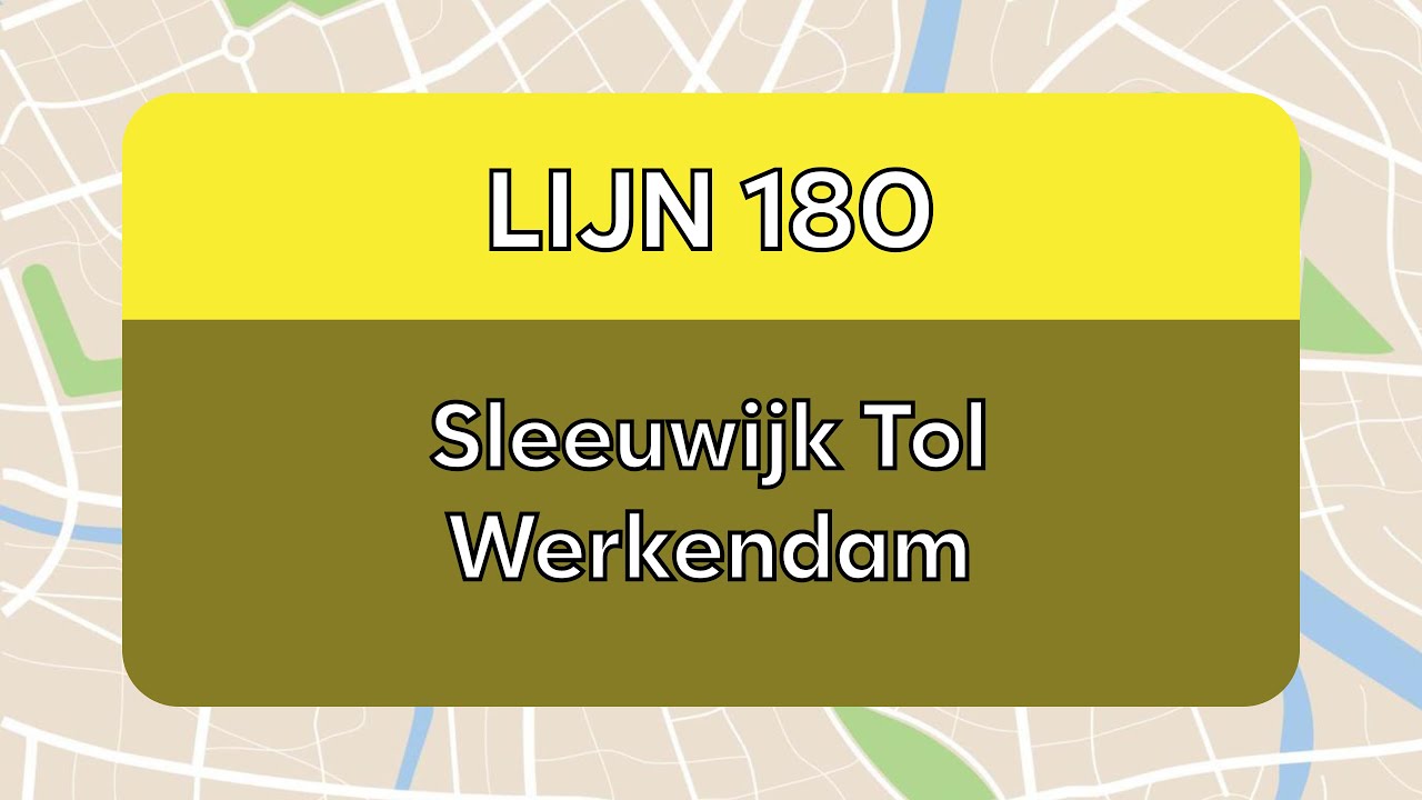 Lijn 180 Sleeuwijk Tol - Werkendam