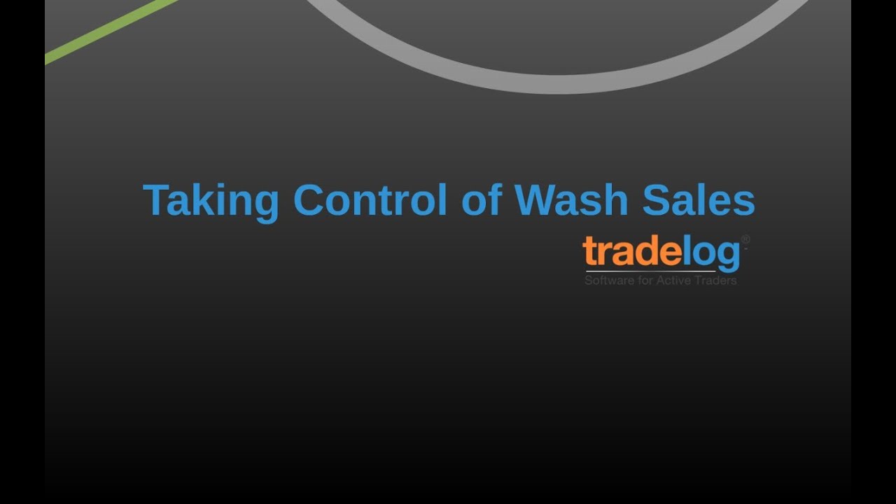 Taking Control of Wash Sales