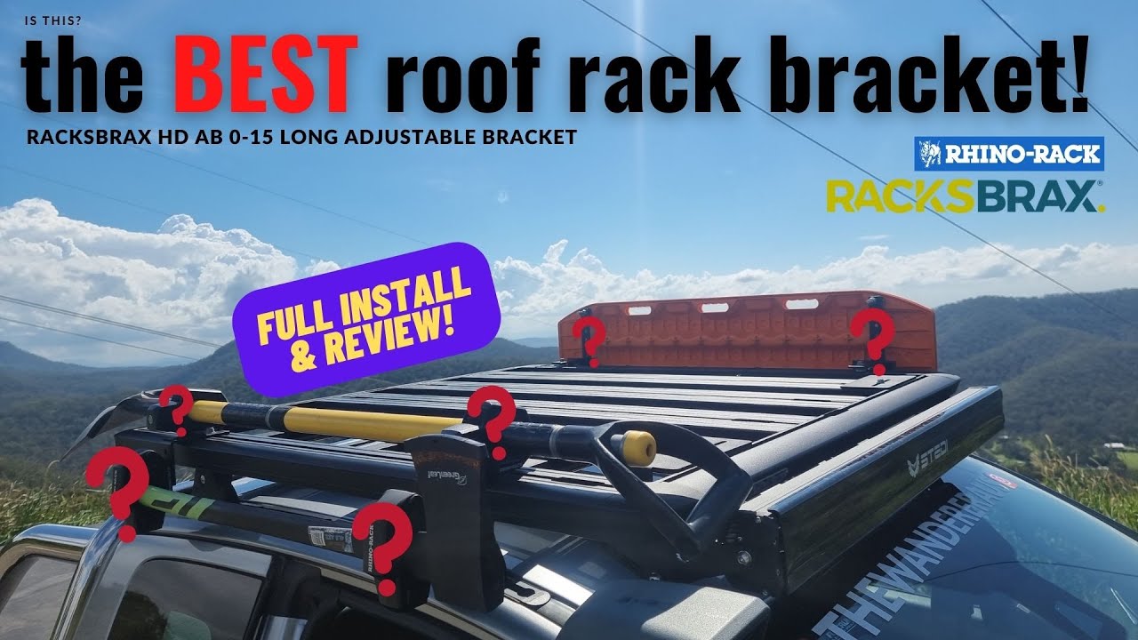 HOW TO: The BEST bracket for YOUR Roof Rack accessories?! RacksBrax HD Long Bracket Review | Install
