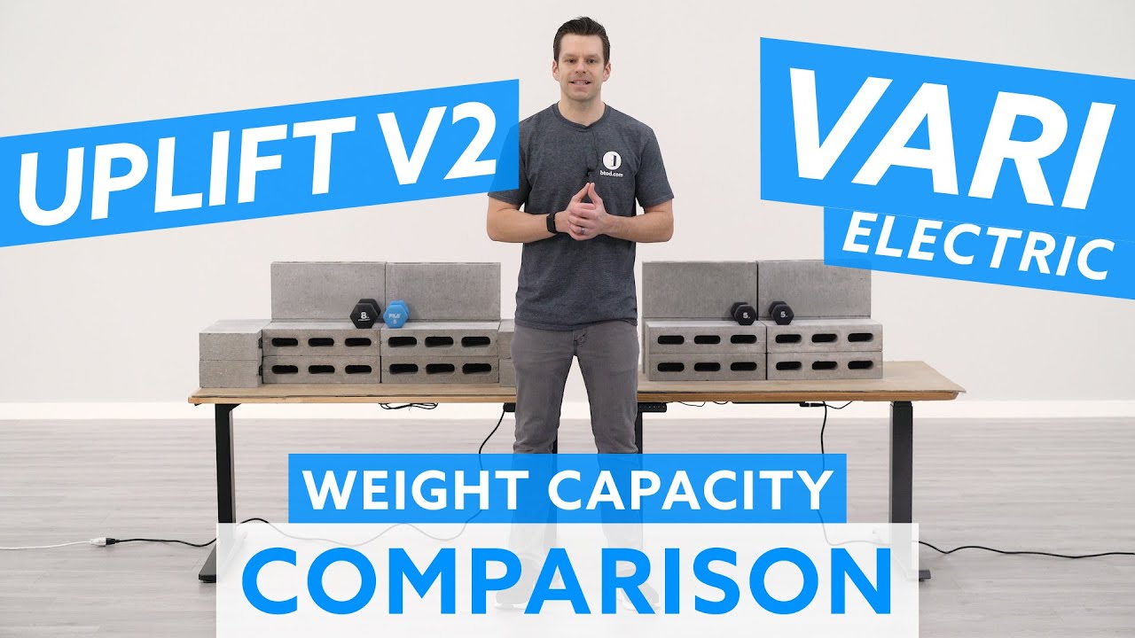 Uplift v2 vs. Vari Electric Standing Desk Weight Capacity Comparison