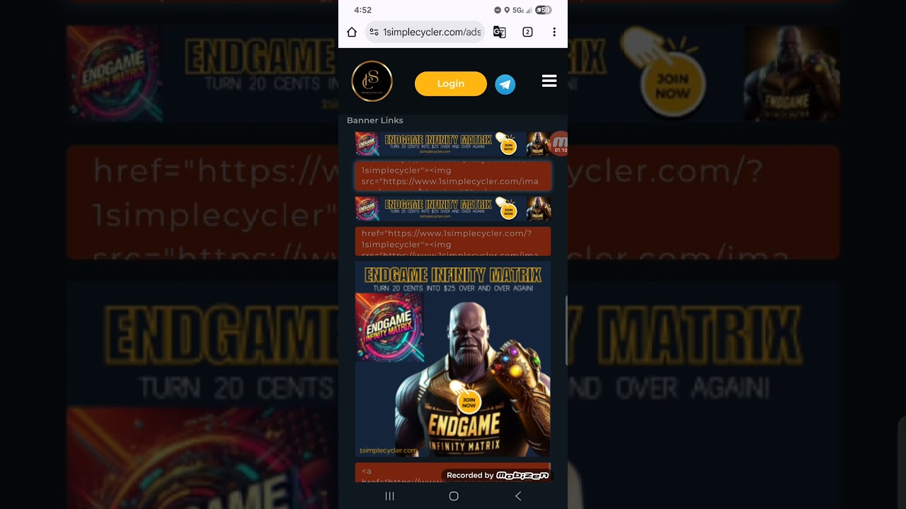 How to buy a banner ad on 12dollarsperclick.com 