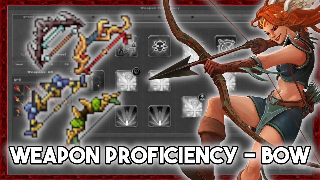 [PL] Tibia - Weapon Proficiency | Weapon Leveling - BOW!