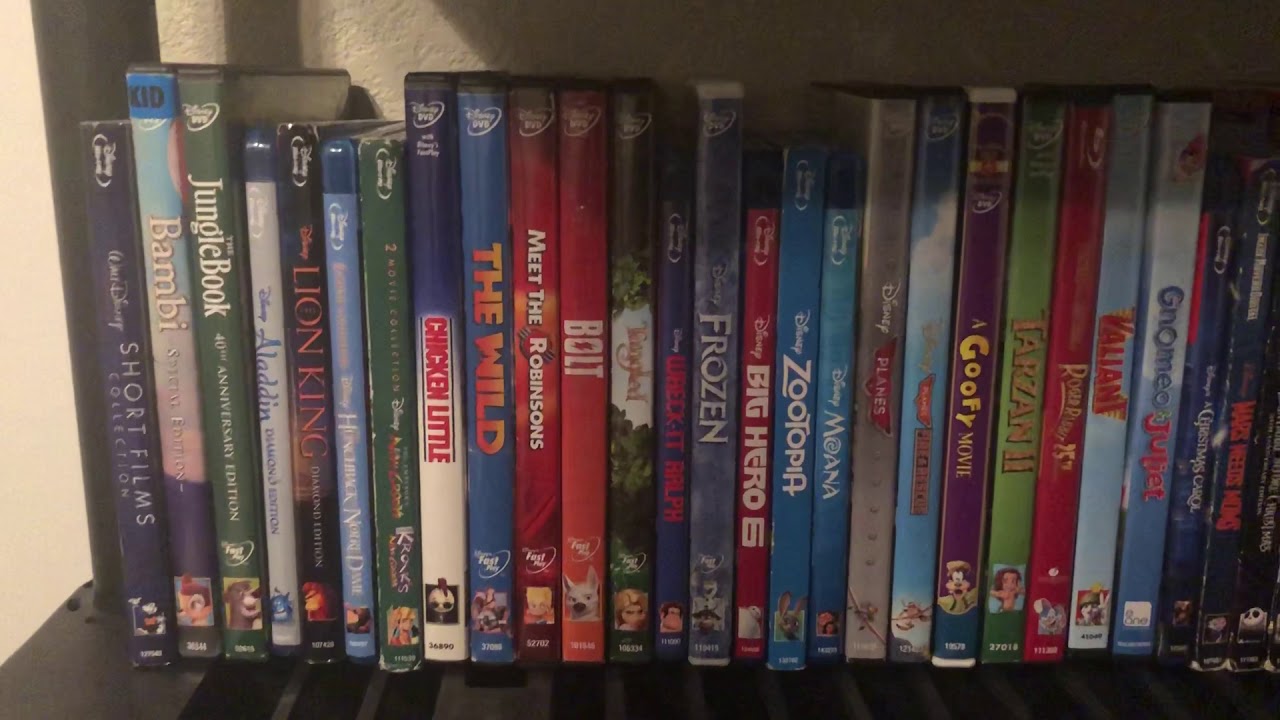My complete Disney animated movie blu ray and dvd collection 2018