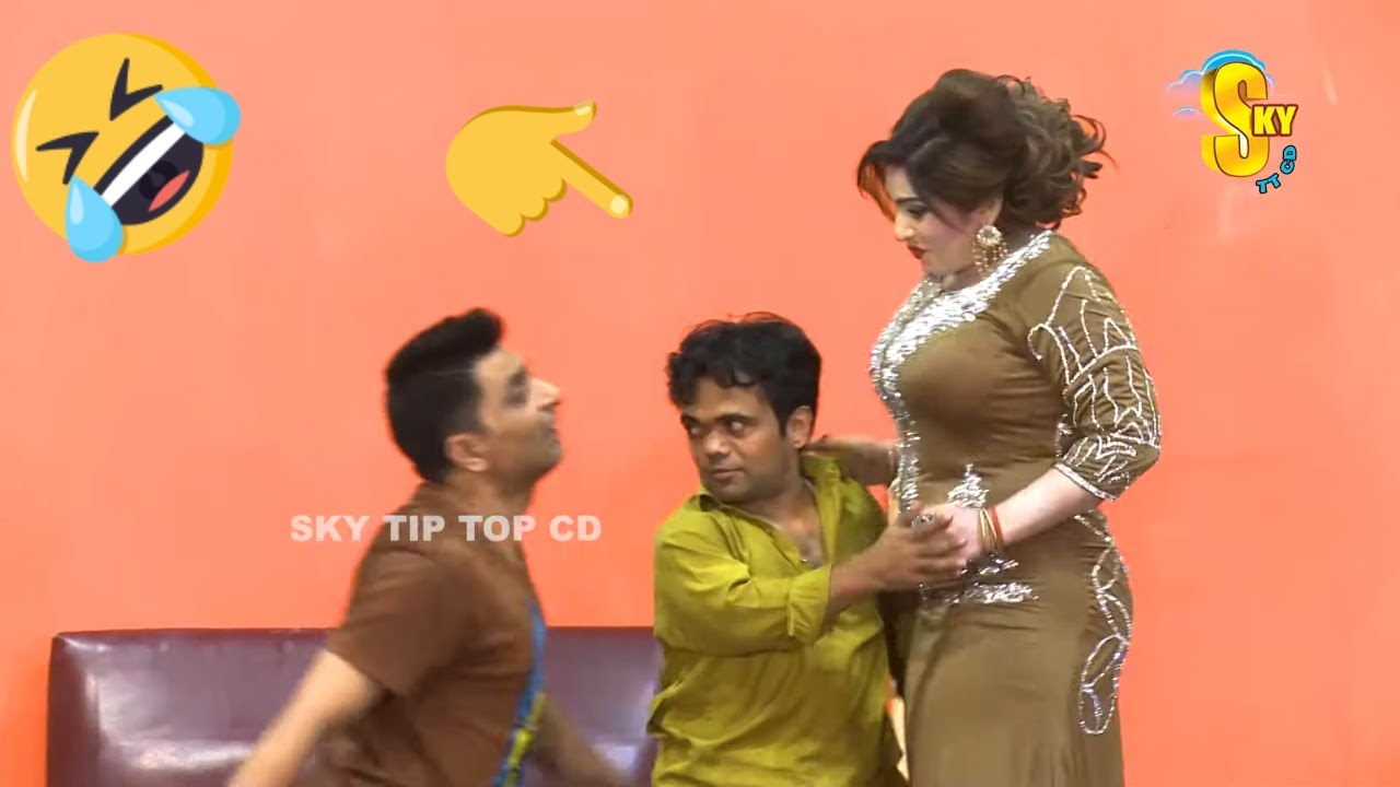 Amjad Rana with Vicky Kodu and Saira Mehar | Stage Drama Shaadi Mere Baap Ki 2020 | Comedy Clip 2020