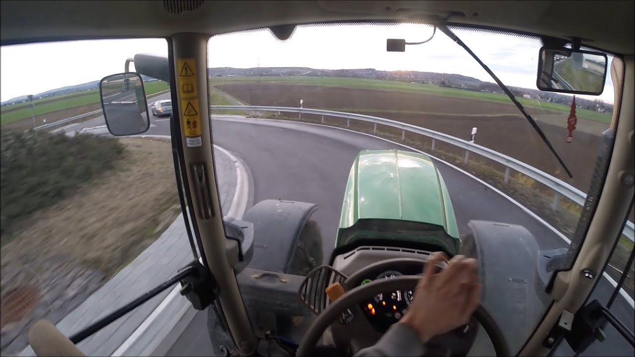 John Deere 6210 R/ Sound/ Cabview/ Möhren Abfahren Teil 4