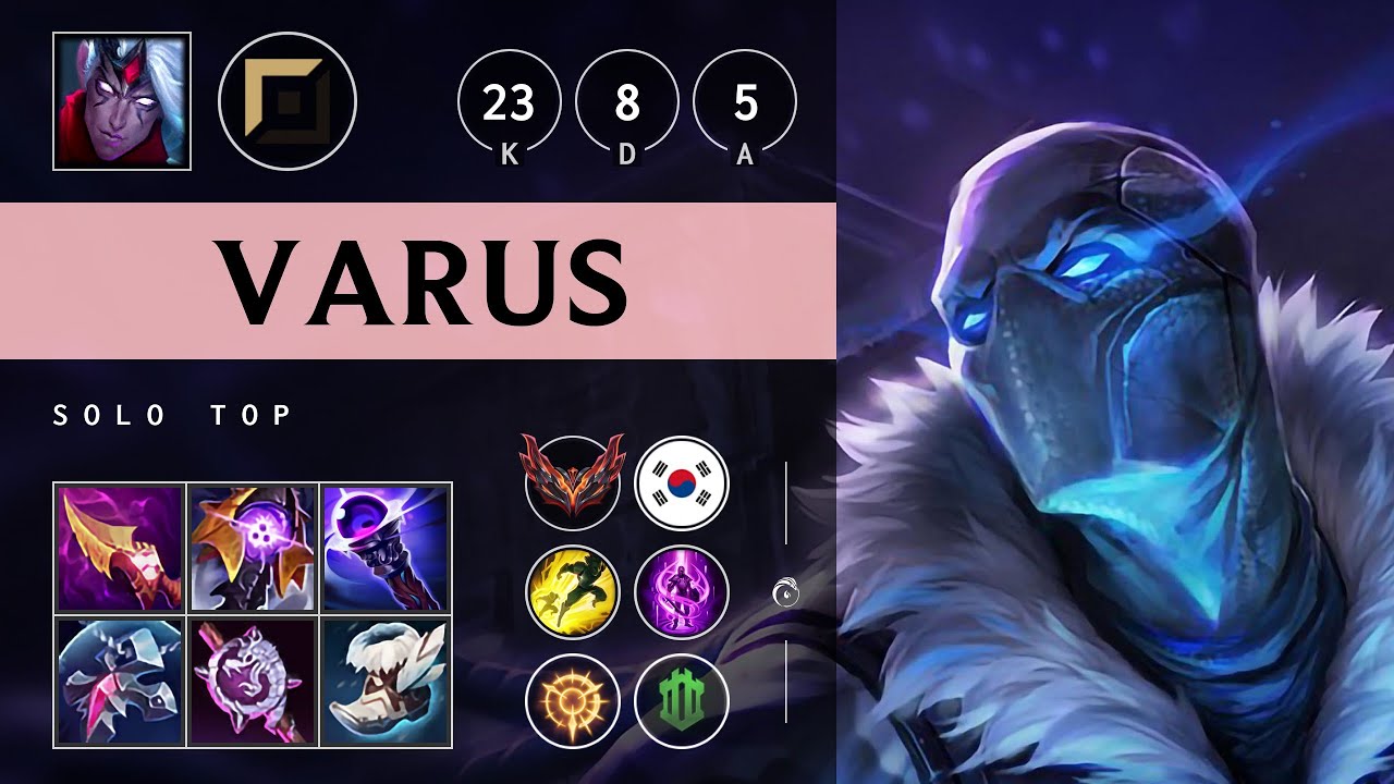 Varus Top vs Camille: Legendary - KR Grandmaster Patch 14.20