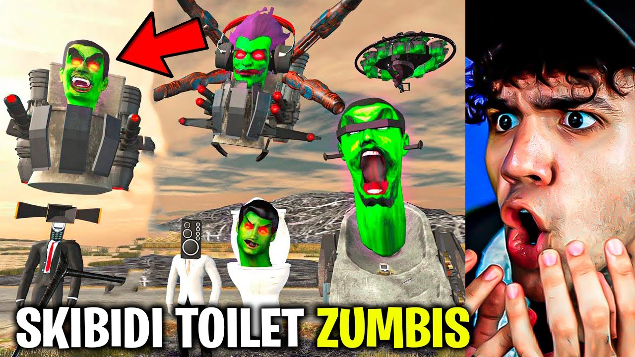 Reagindo a Skibidi toilet Zumbi Vs cameraman (TODOS OS EPISÓDIOS)