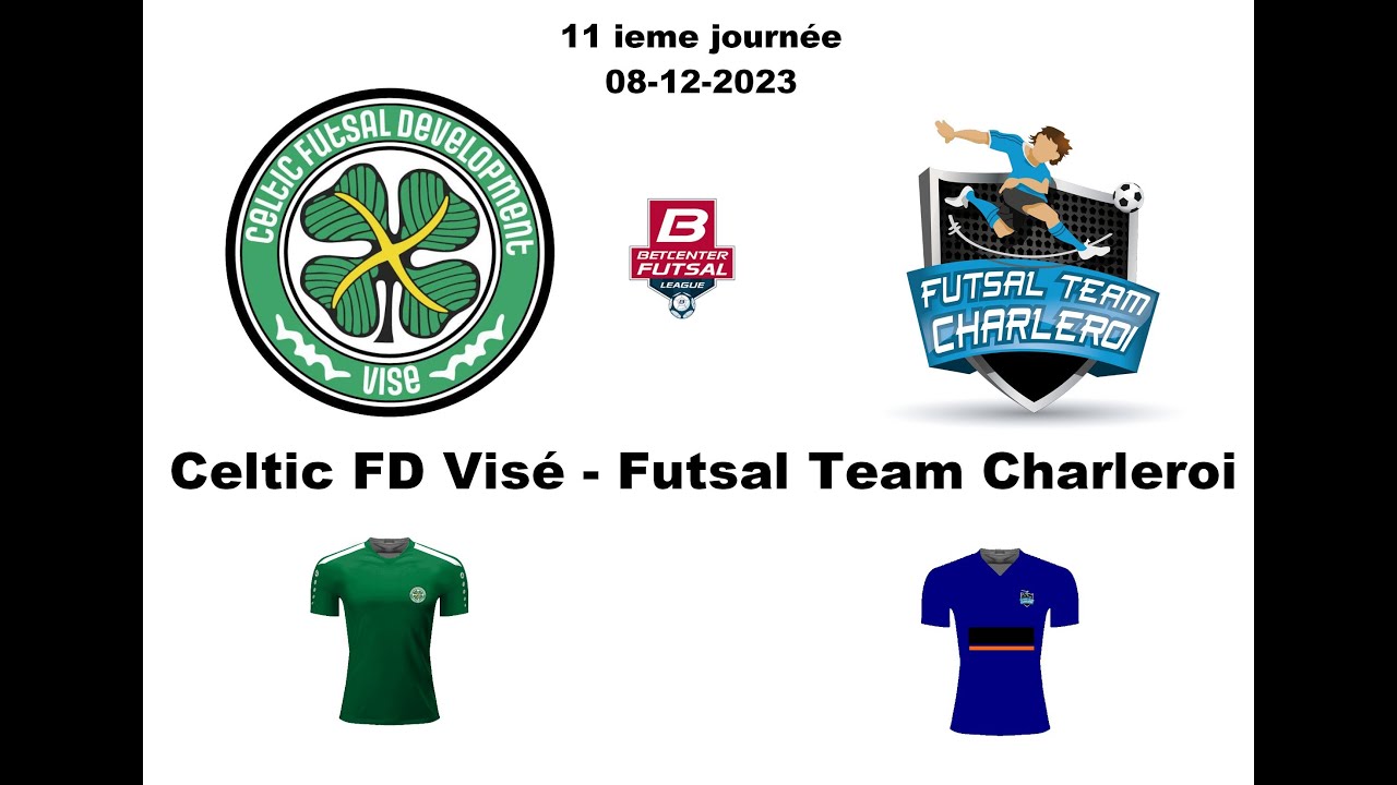 HIGHLIGHTS - Celtic FD Visé - FT Charleroi ( 08-12-2023 ) Score 5-7