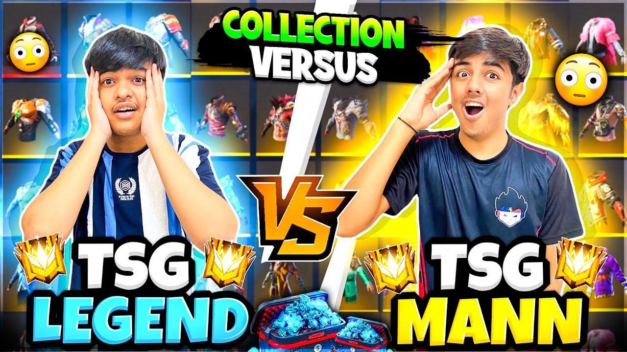Tsg Legend Challenge Me For Collection Versus😱 - Mann Vs Legend - Legend Epic Reaction😂 - Free Fire