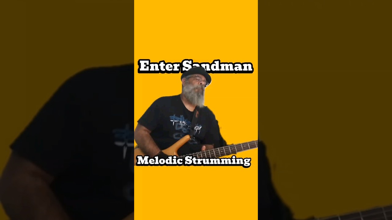 Melodic Strumming On A Distorted Bass 