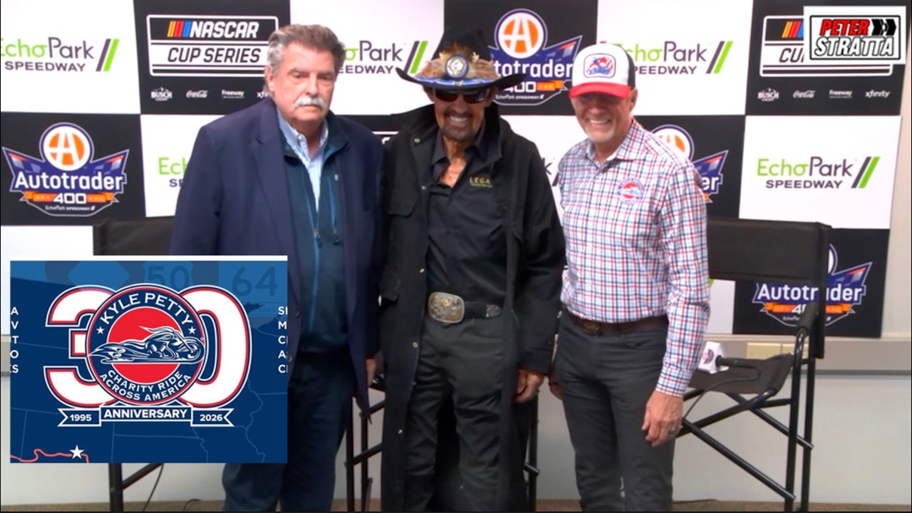 Richard Petty, Kyle Petty, Mike Helton talk Kyle Petty Charity Ride