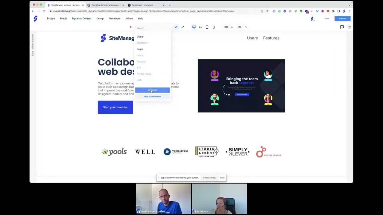 Webinar: How to build a no-code blog