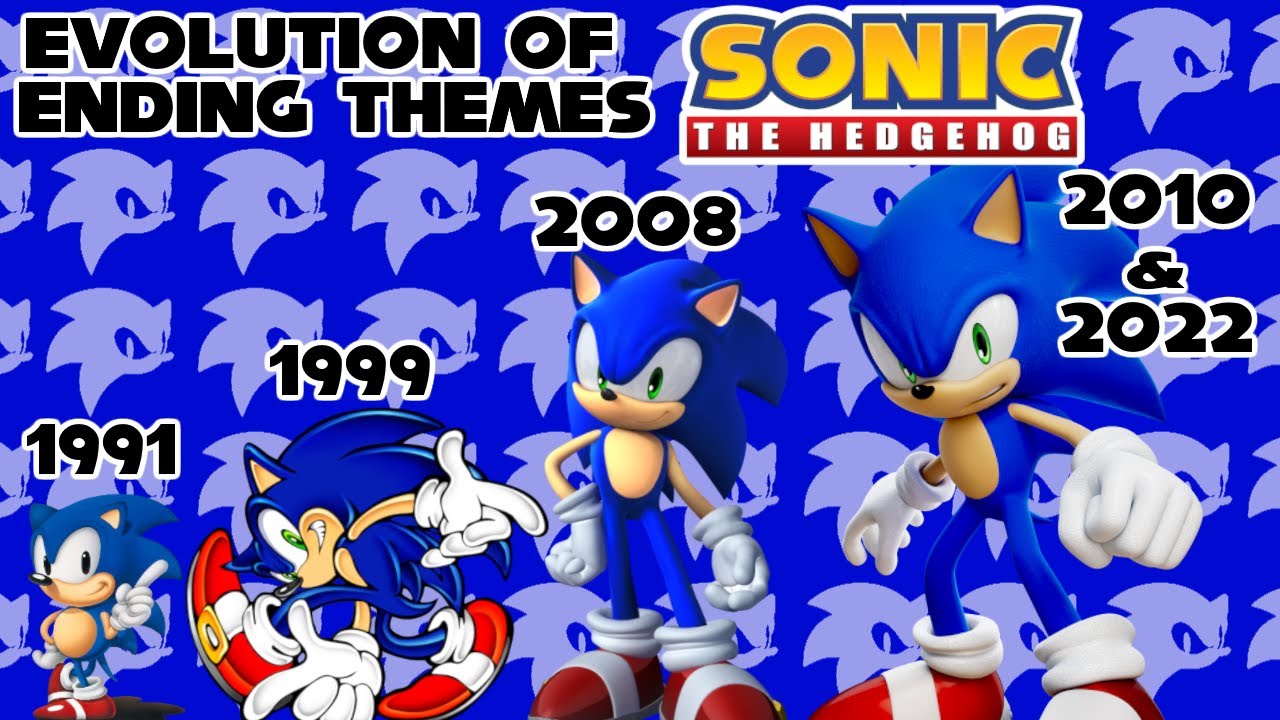 Evolution of all Mainline Sonic the Hedgehog Credits / Ending Themes (1991-  2022)