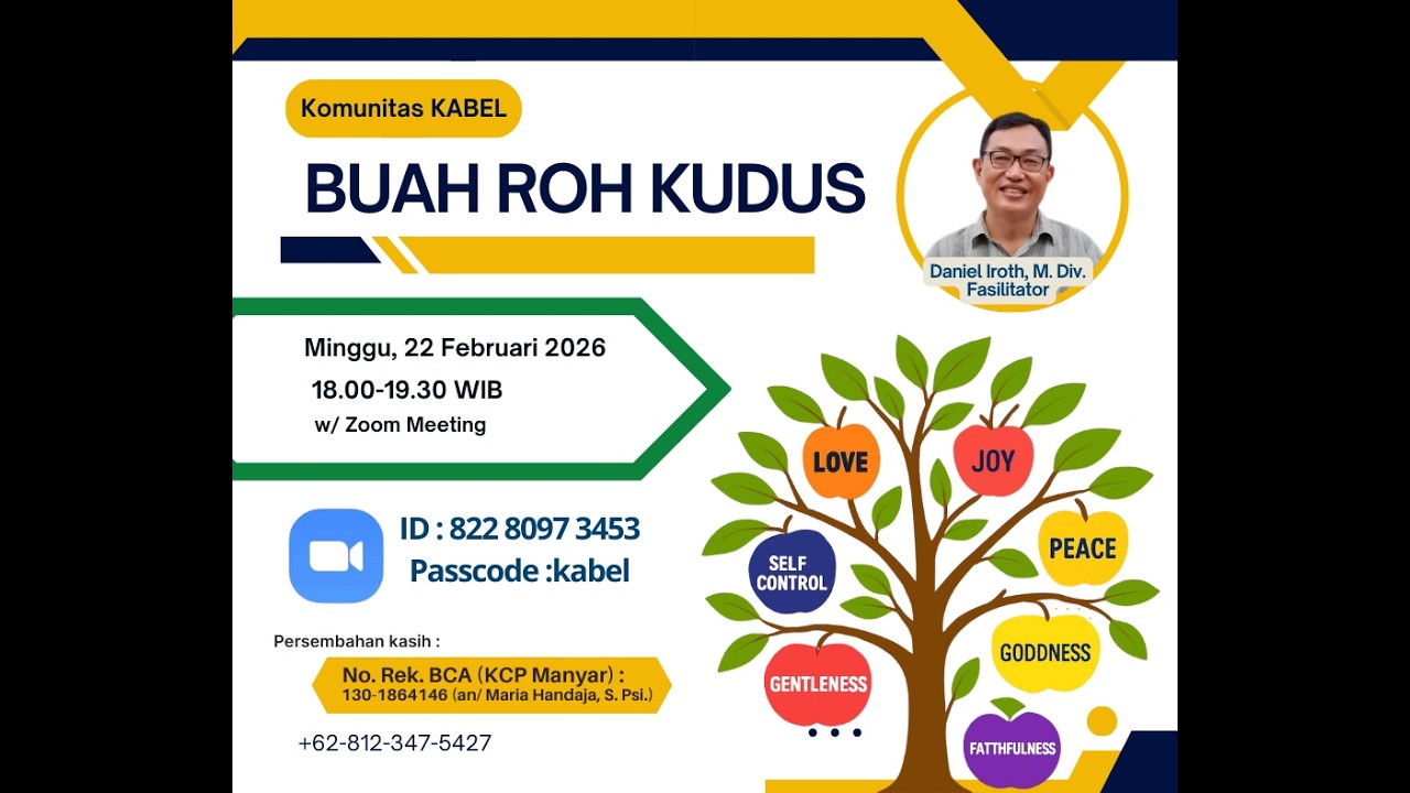 Buah Roh Kudus/Daniel Iroth, S.S,  M. Div