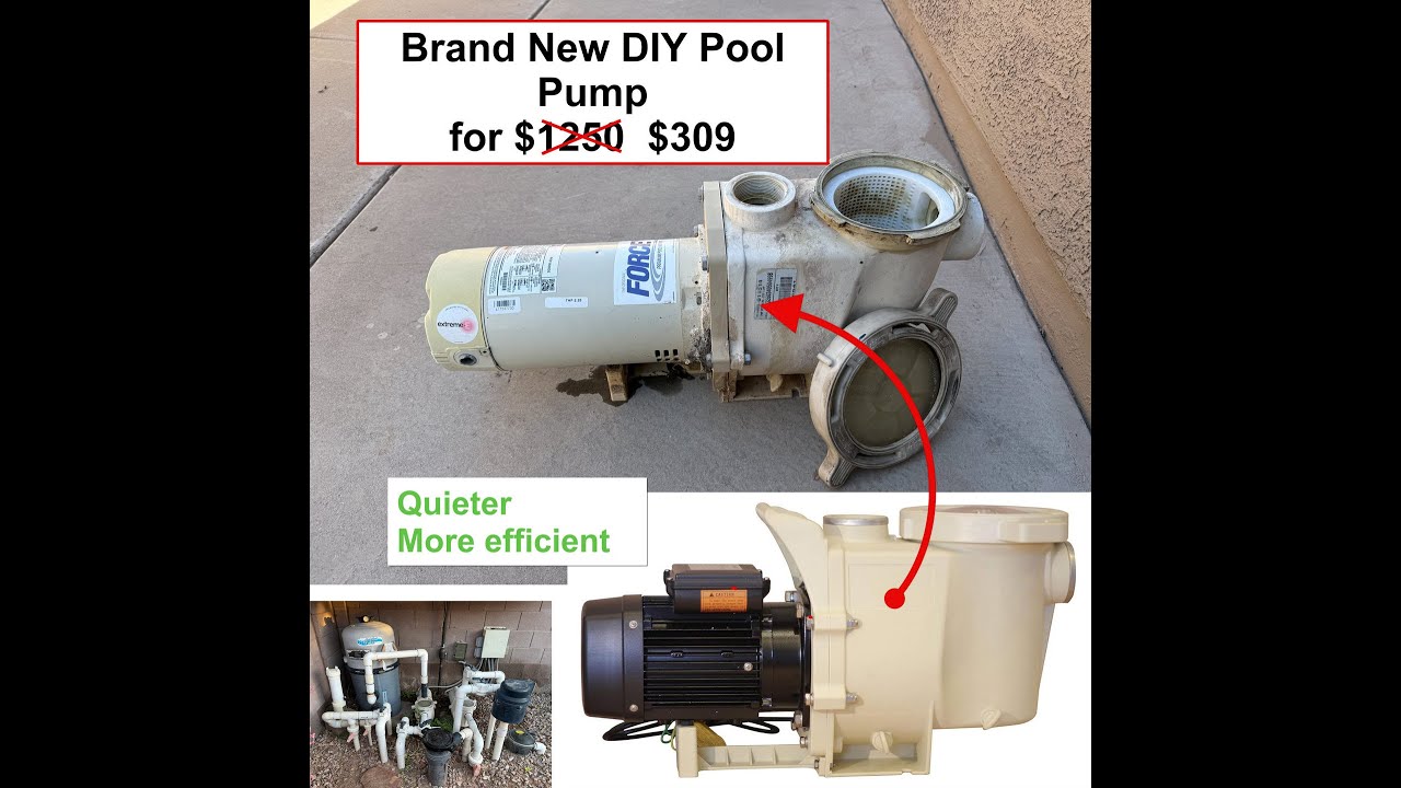 DIY Replacement of Pool Pump with Full Instructions, Plumbing, and Electrical.