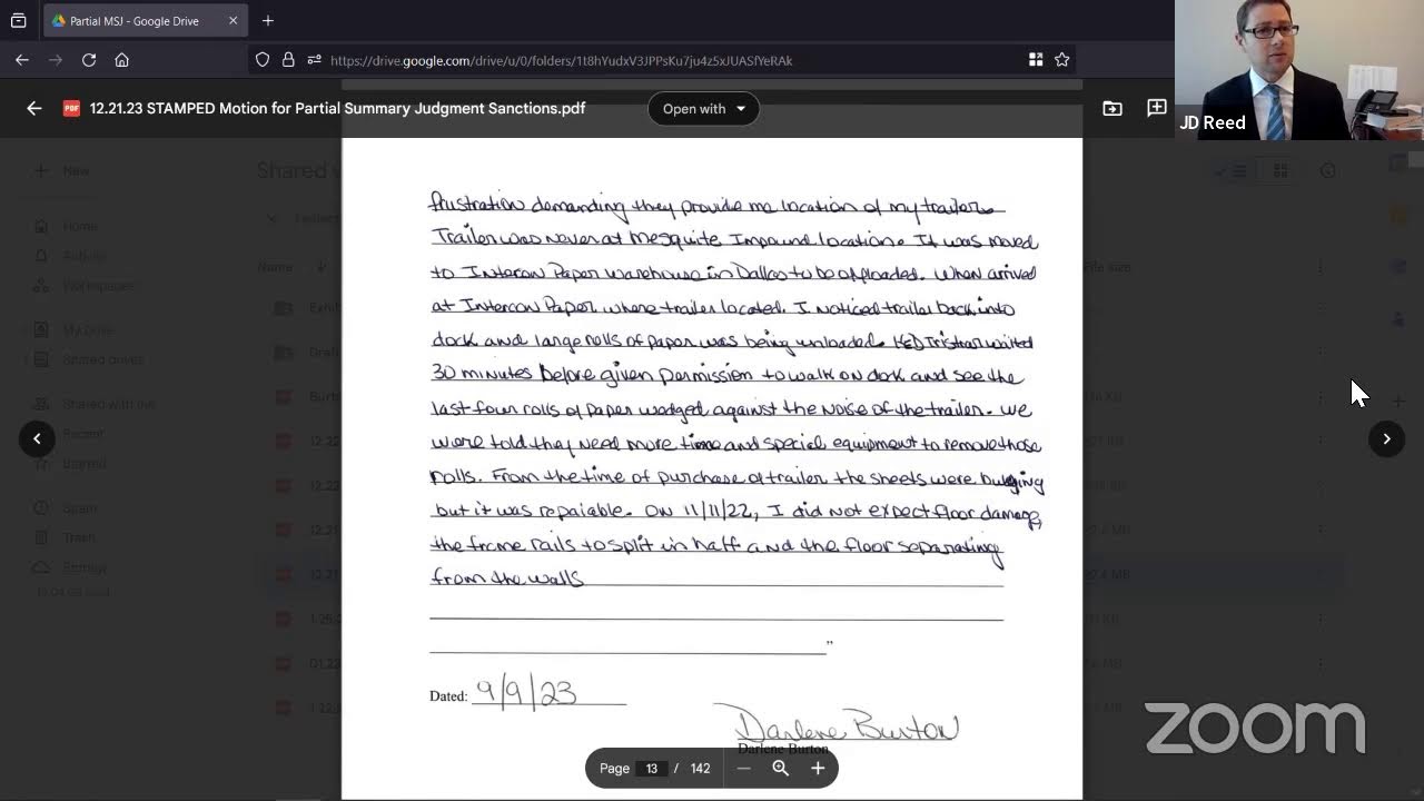 Motion for Summary Judgment and a Special Appearance