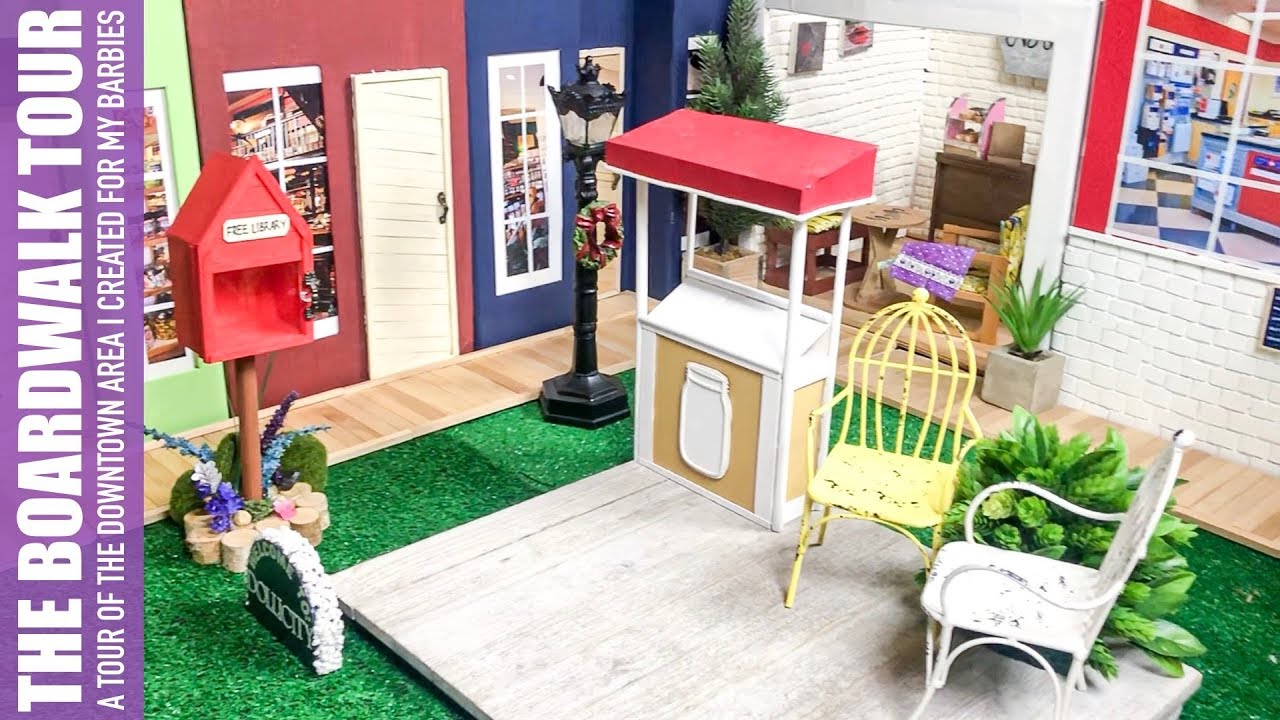 The Boardwalk Tour | A Mini Barbie Town | Dauhl House TV