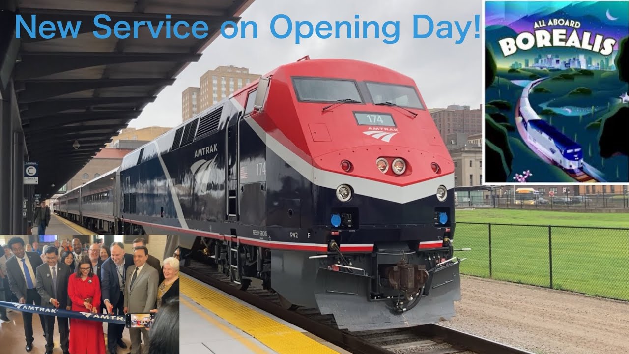 Welcome Borealis! | Riding the NEW Amtrak Borealis on Opening Day! (Part 1)