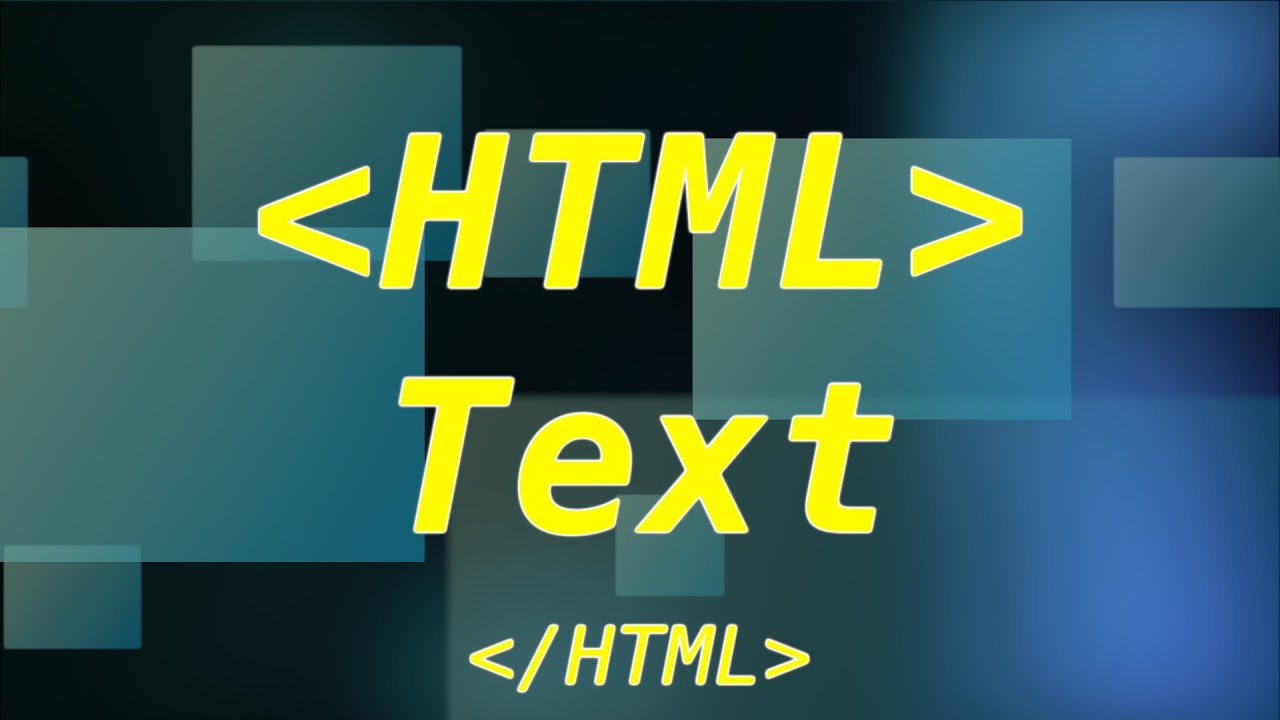 HTML: Text Formatting and Fonts (Tags: p, h, font, b, u, i)