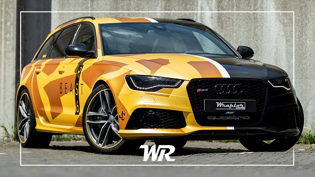 Wraptor - RS6 Beast camouflage split wrap
