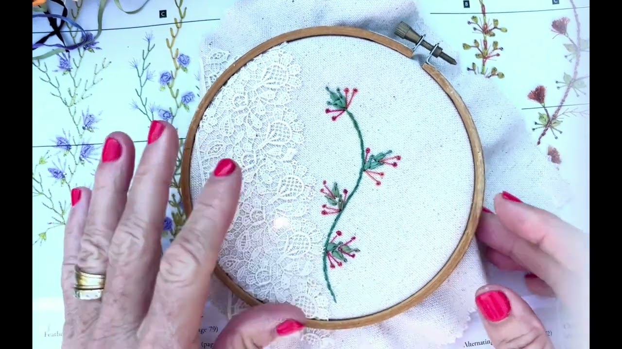 Snippets of my stitching life - working from FOOLPROOF FREEFORM EMBROIDERY #embroiderey