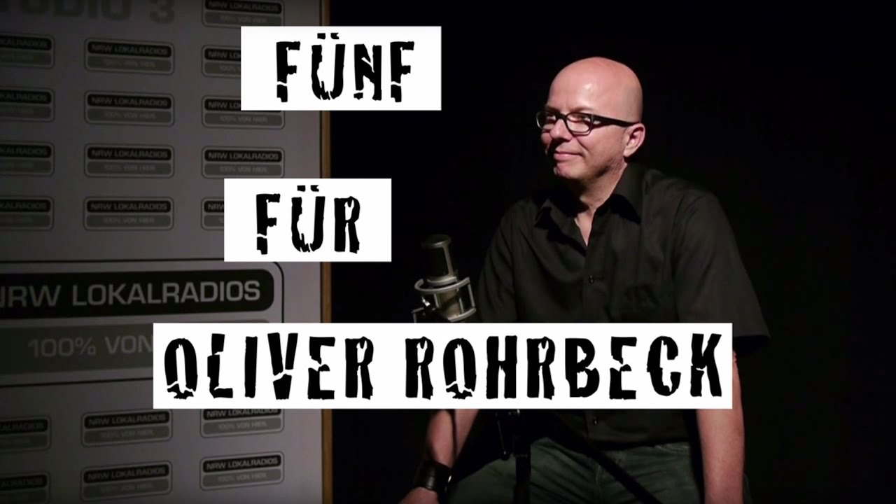 Fünf für Oliver Rohrbeck - das Interview ohne Fragen