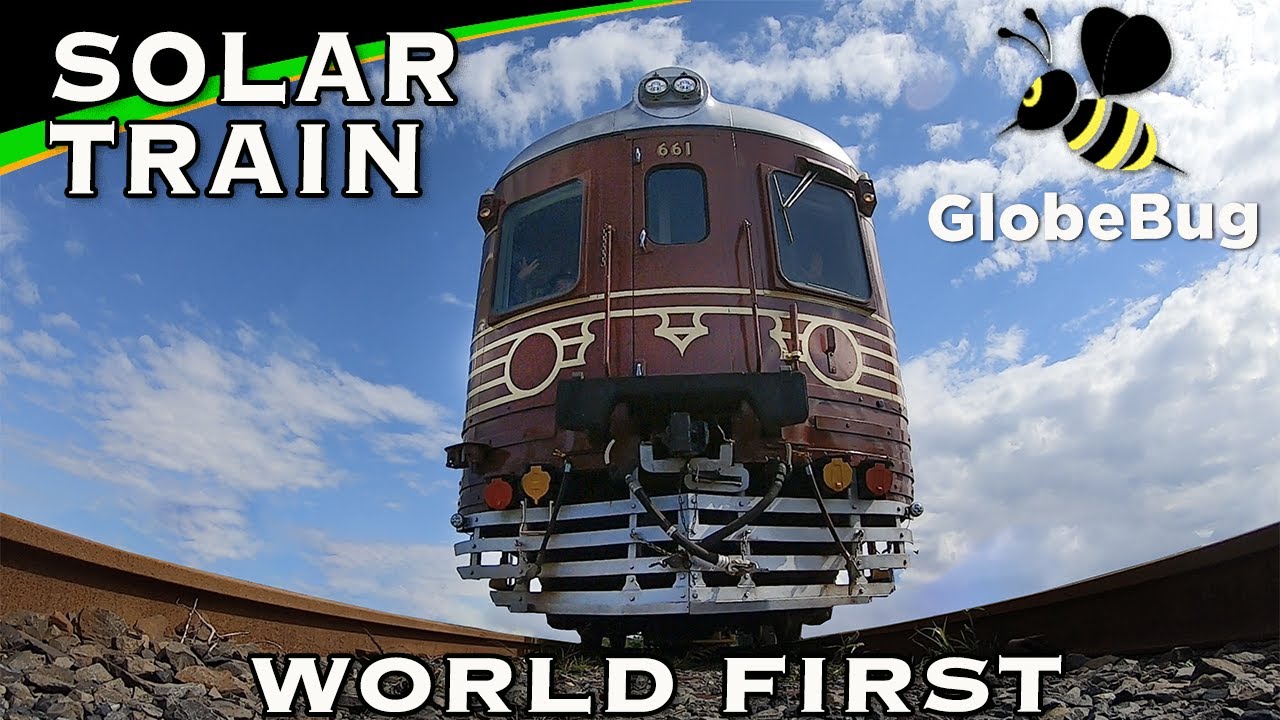 World's first Solar Train. Run by Byron Bay Railroad Company