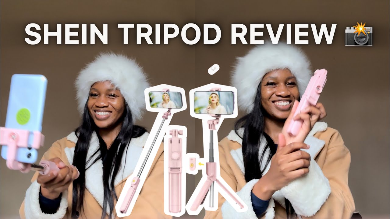 AFFORDABLE $4 TRIPOD REVIEW FROM SHEIN 🔥| #southafricanyoutuber #sheinfinds  😊