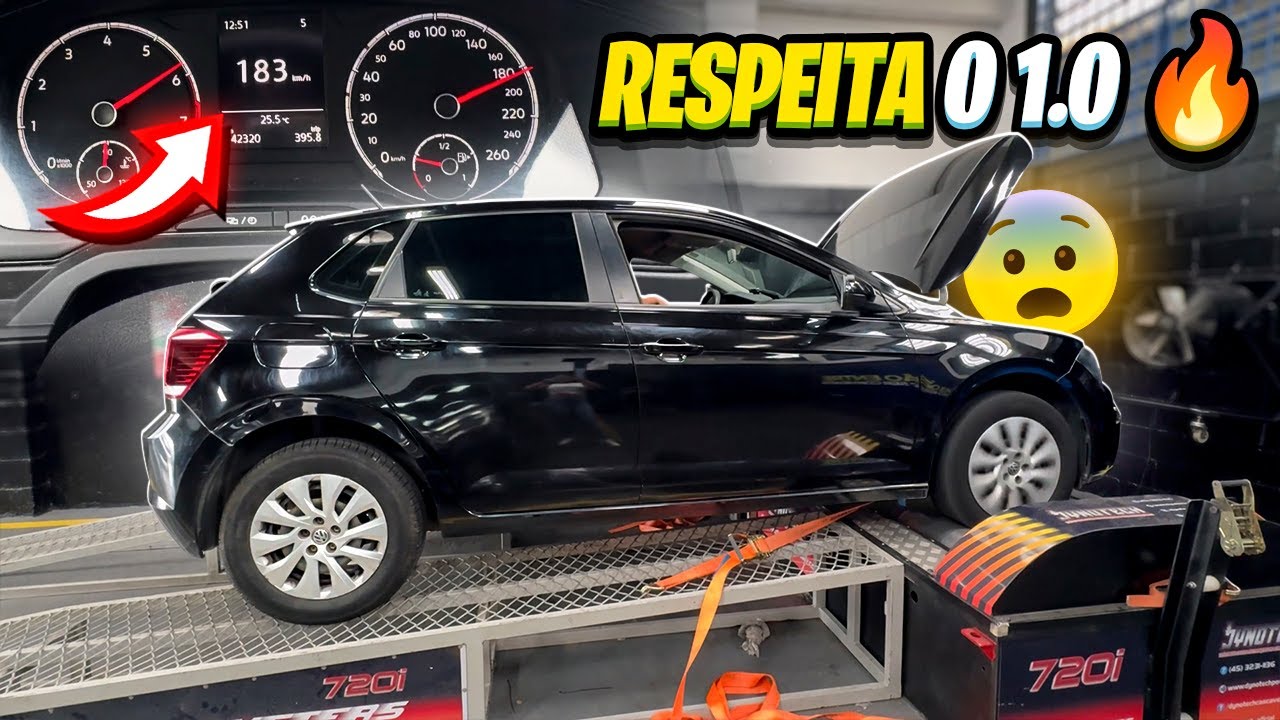 DANDO MAIS DE 180 KM/H NO POLO MPI COM REMAP BENGA TV