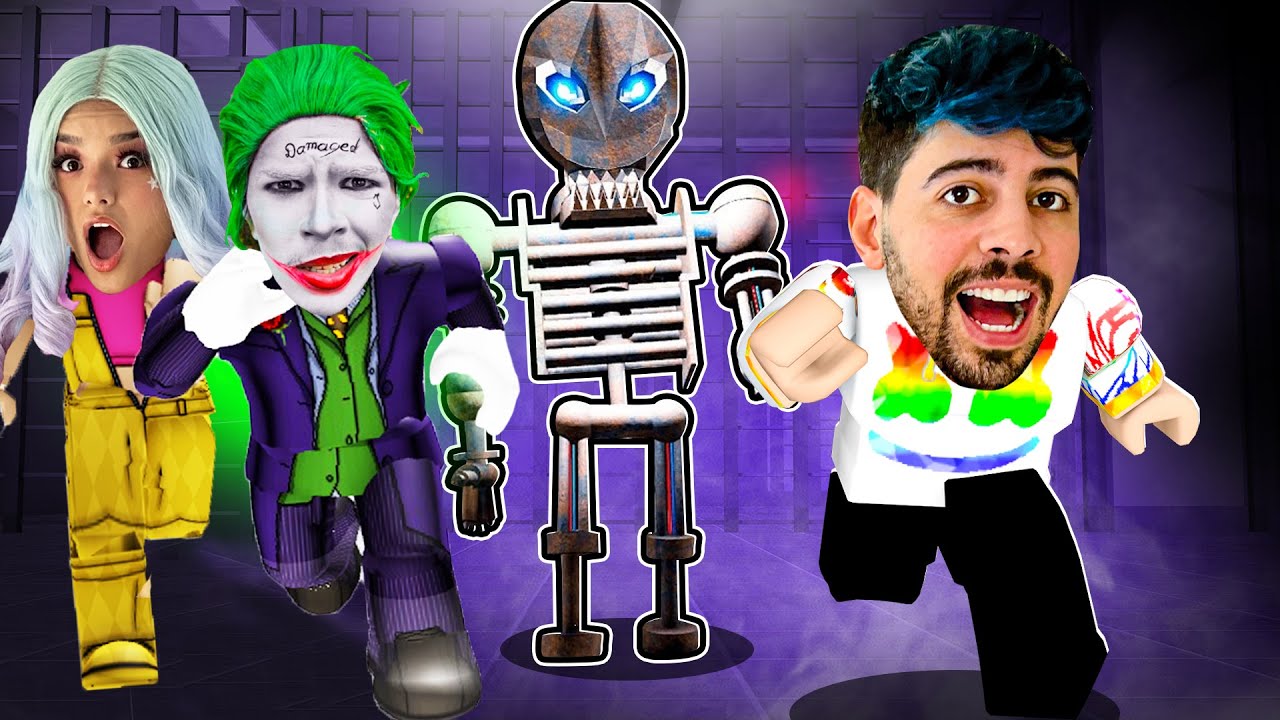 Roblox - ESCAPE DA PRISÃO DO WILSON COM OS VILÕES !! (Wilson's PRISON SCARY OBBY)