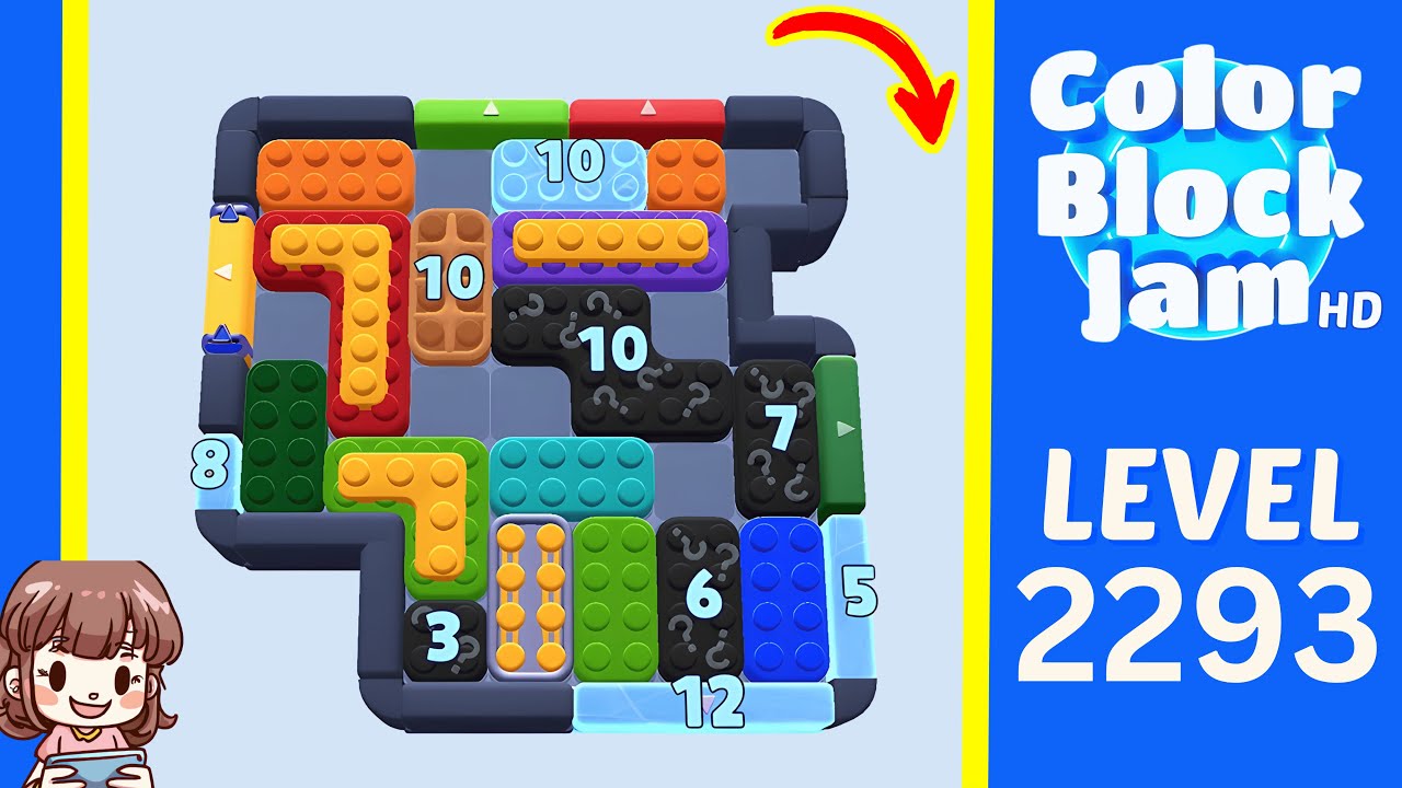 Color Block Jam Level 1385 (2293) Solution Walkthrough