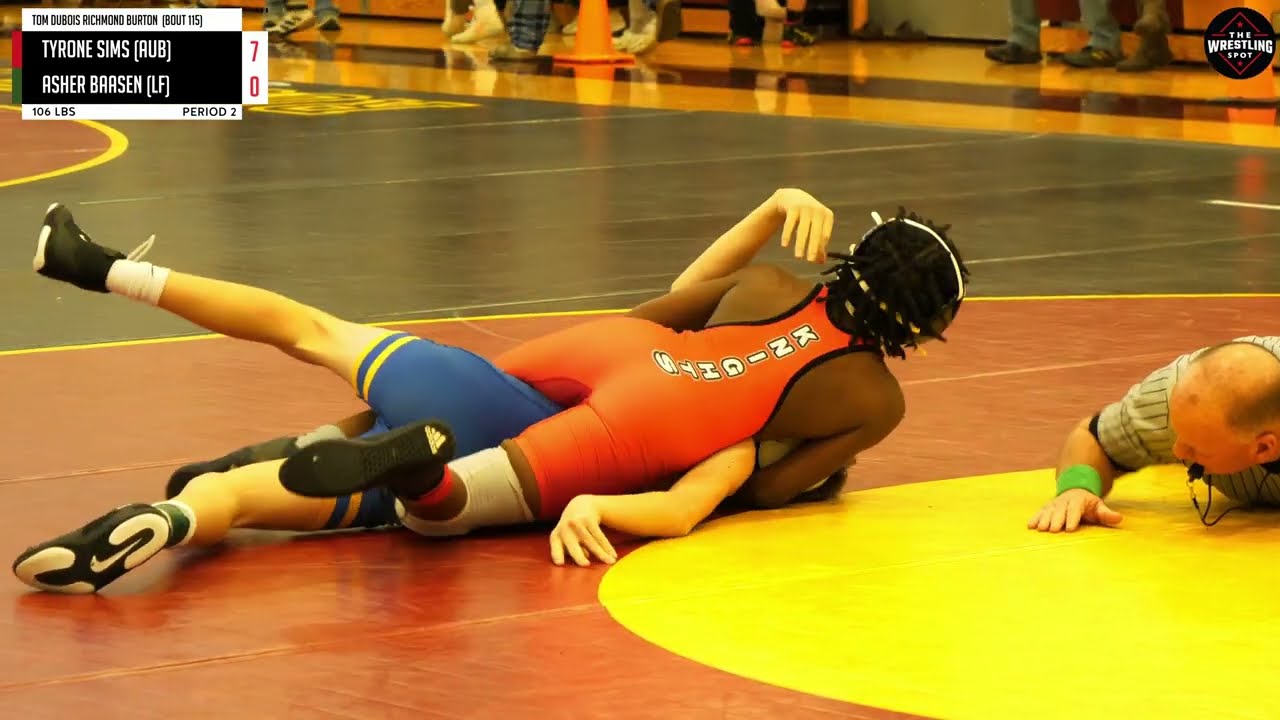 Tyrone Sims of Rockford Auburn [R] v. Asher Baasen of Lake Forest [G] (106)