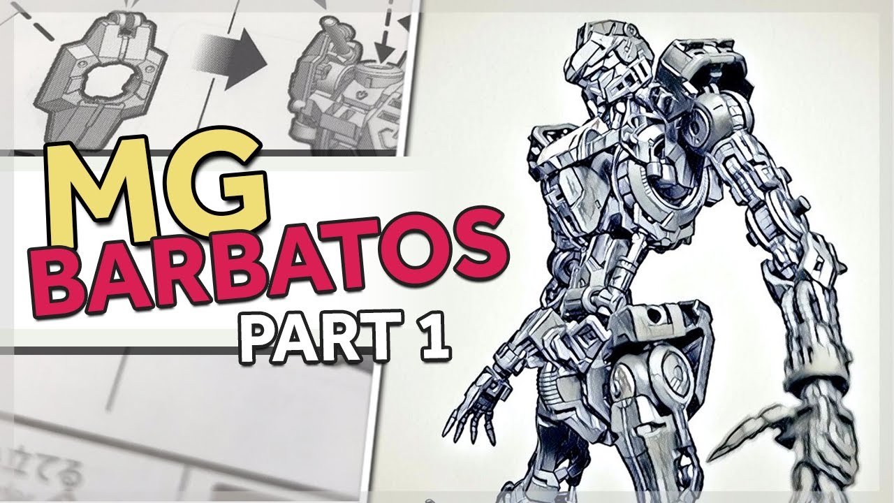 GUNPLA BUILD: Part 1 - 1/100 MG Barbatos / Assembling the most awesome Gunpla inner frame ever