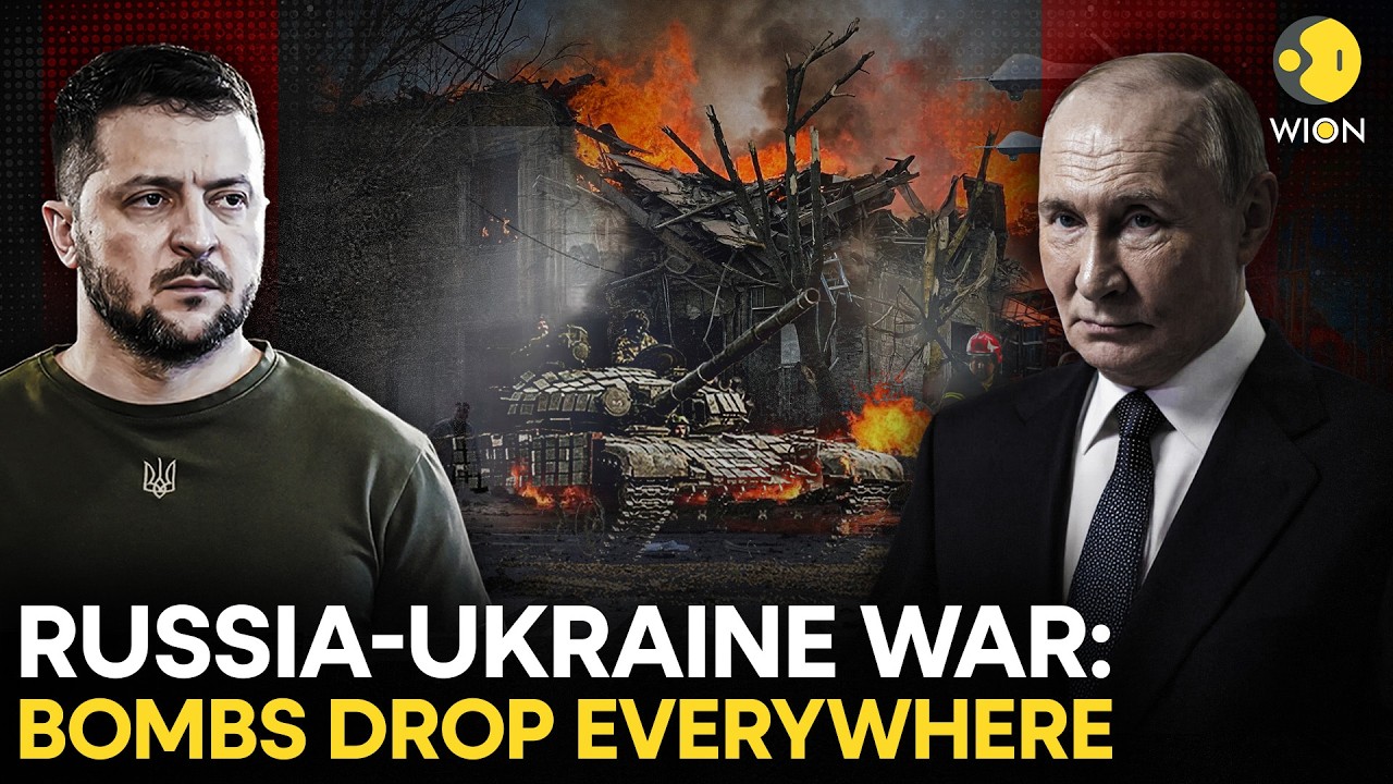 Russia-Ukraine War LIVE: Ukraine Burns After Massive Russian Strike, Kyiv Hits Back | WION