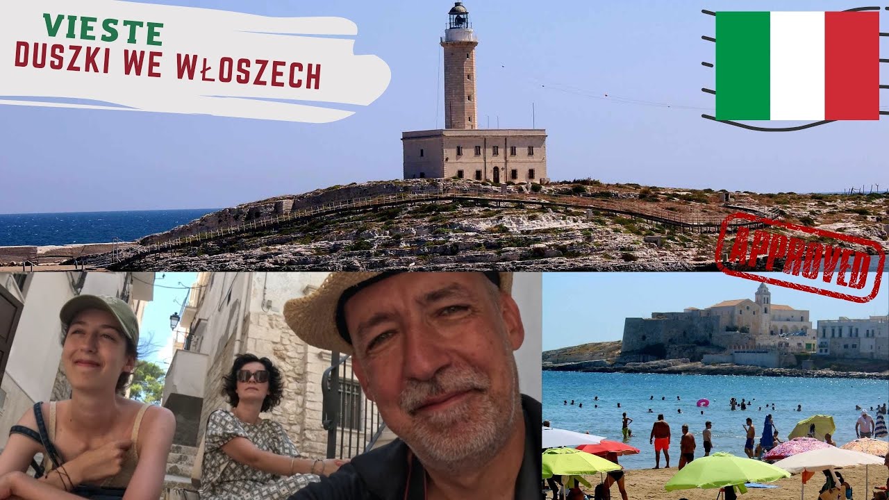 Przemyślenia Polak&oacute;w na schodach w Vieste | Italy