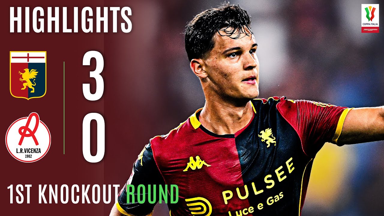 GENOA-VICENZA 3-0 | HIGHLIGHTS | Carboni and Stanciu On Target! | Coppa Italia Frecciarossa 2025/26