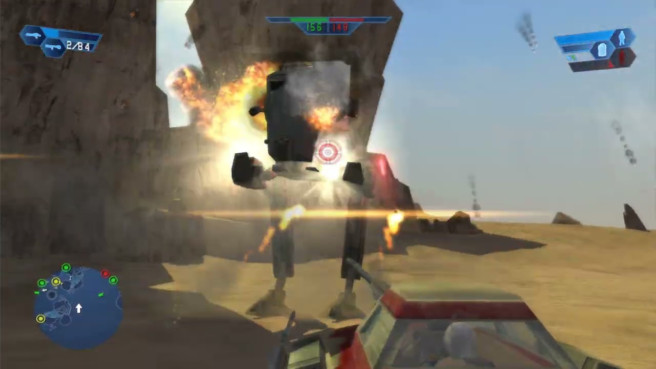 Star Wars Battlefront 2004 Dune Sea Instant Action / I almost lost again as Rebels