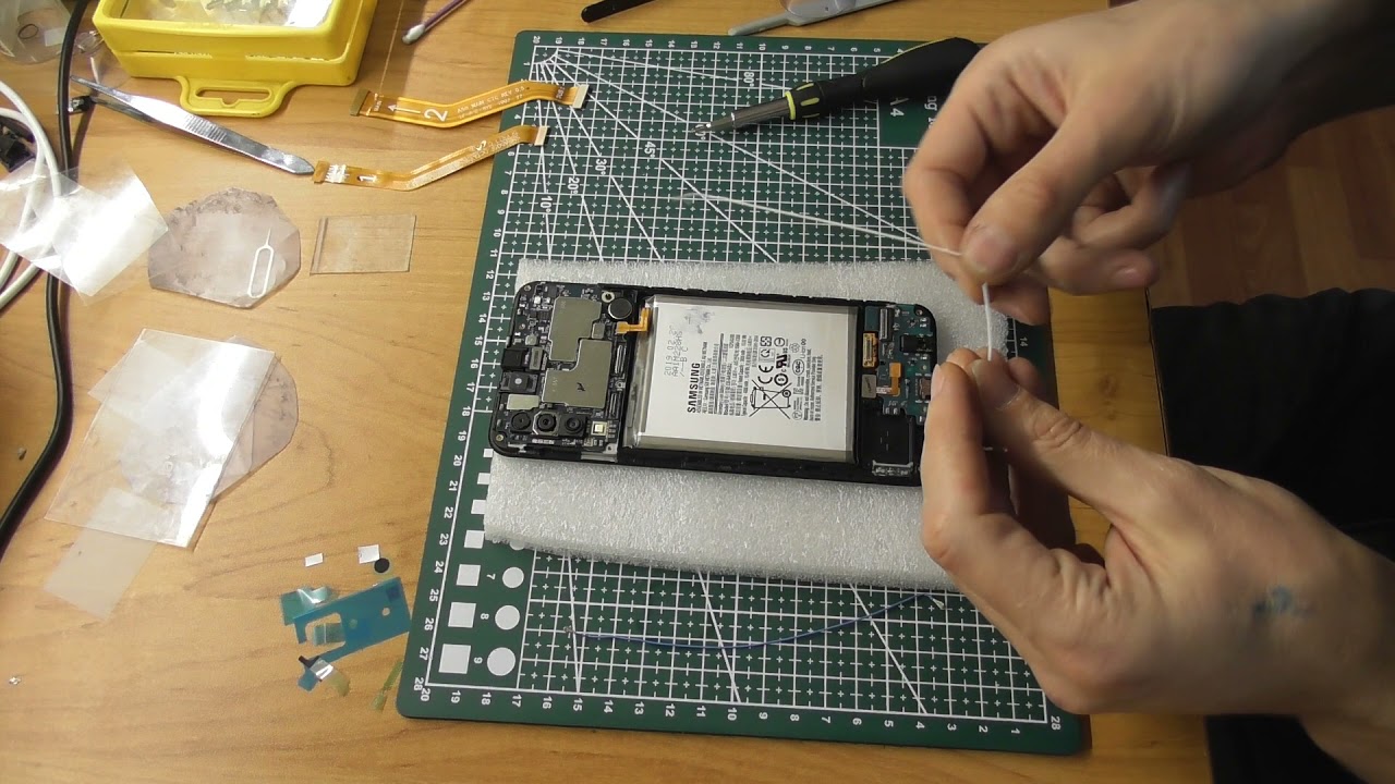 Samsung A50/A505F Замена Оригинального Дисплея/Разборка