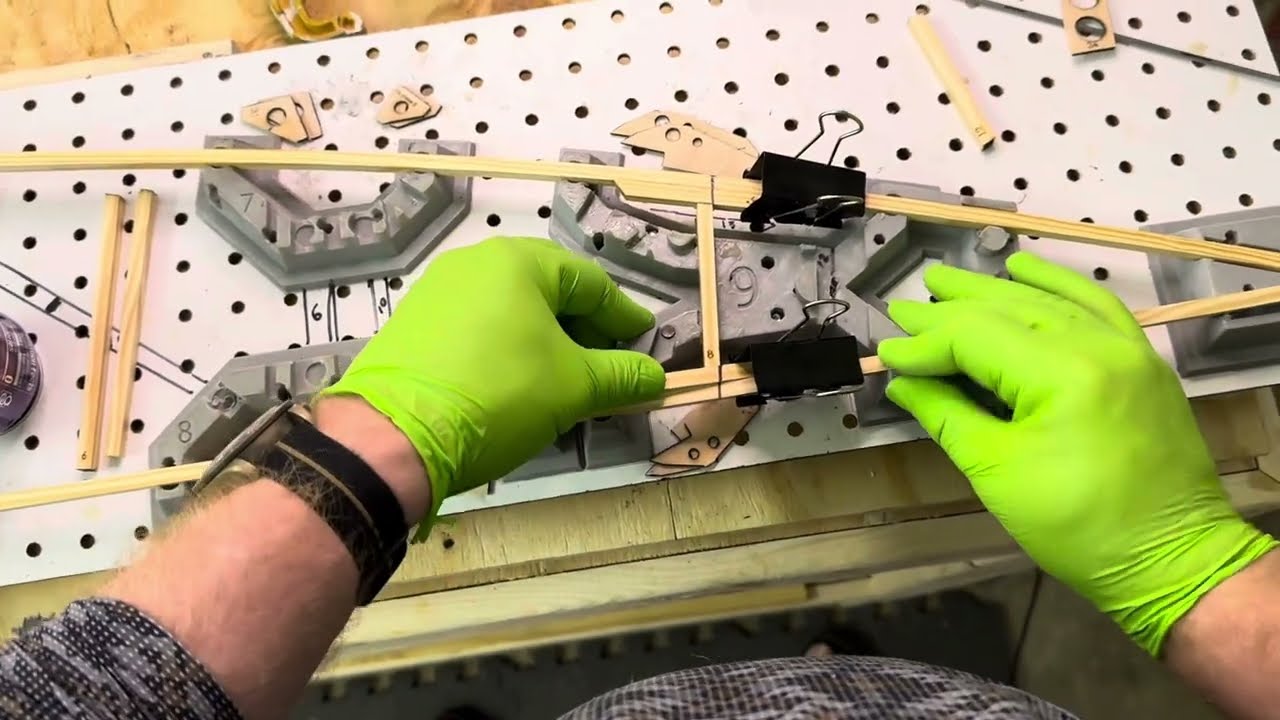 Building a wooden aircraft rib