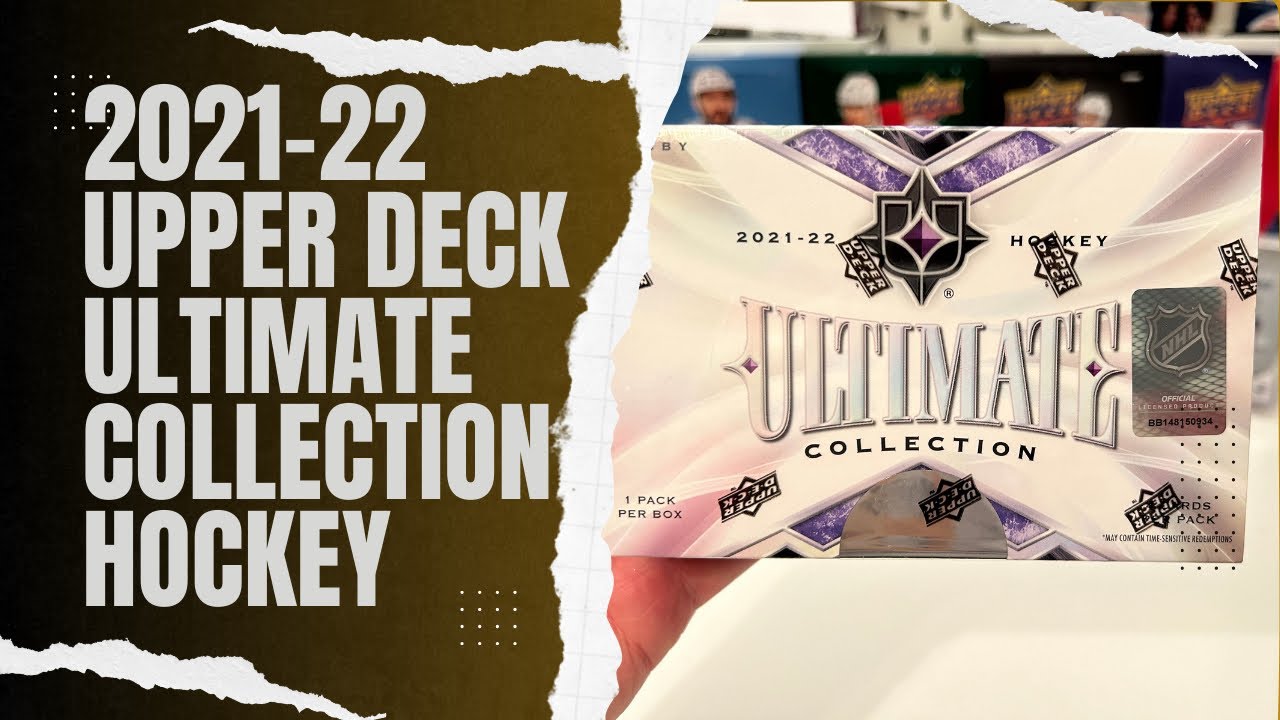 2021-22 Upper Deck Ultimate Collection Hockey Hobby Box