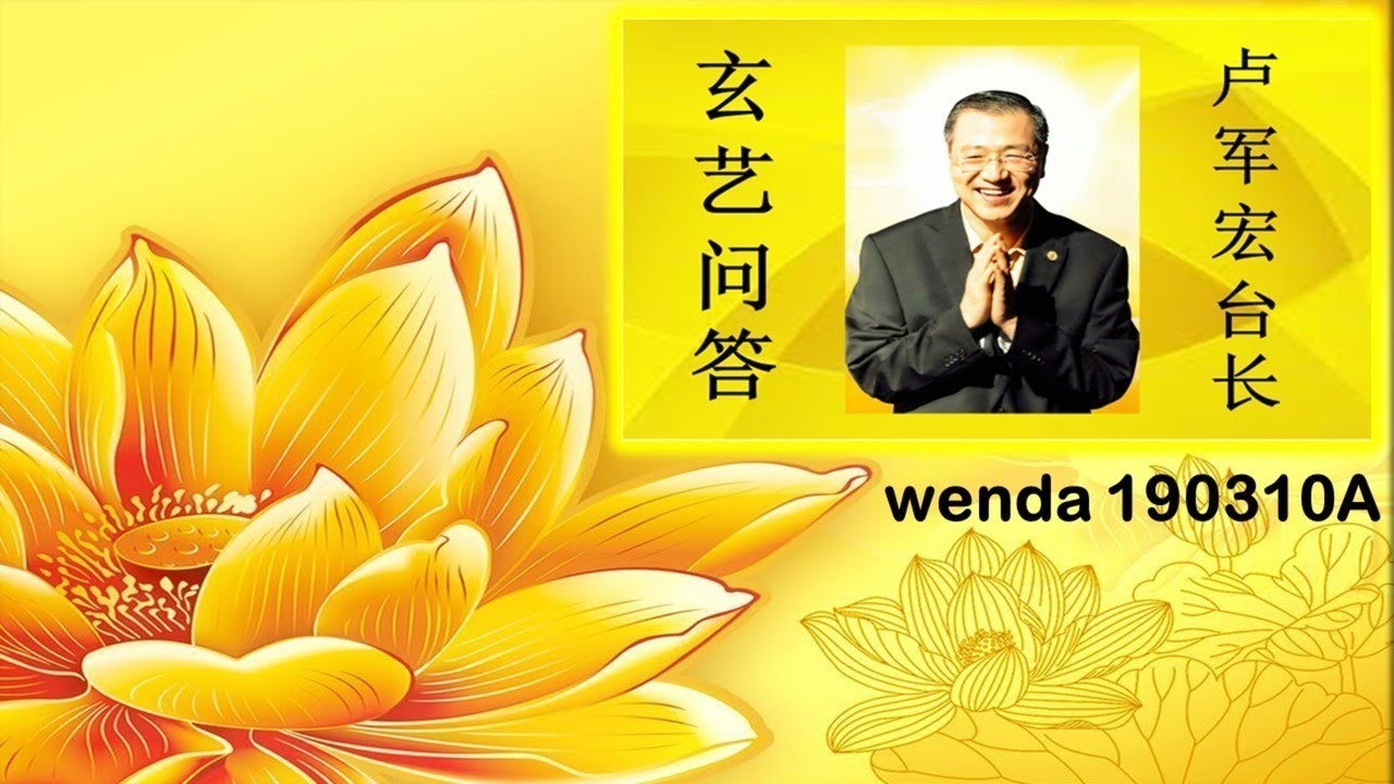 190310A 卢军宏台长 玄艺问答 心灵法门