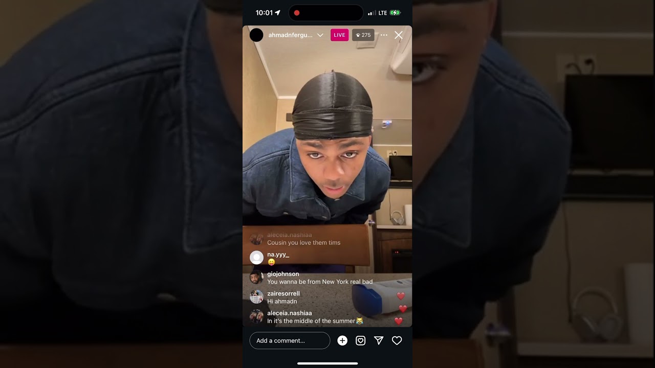 Ahmad Ferguson instagram live 4/24/24