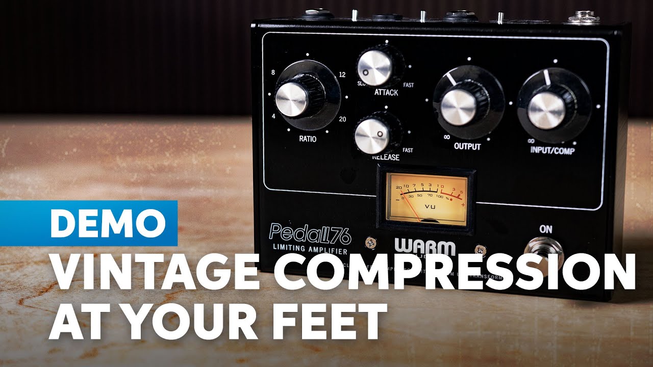 Warm Audio Pedal76 Analog FET Compressor Pedal Demo