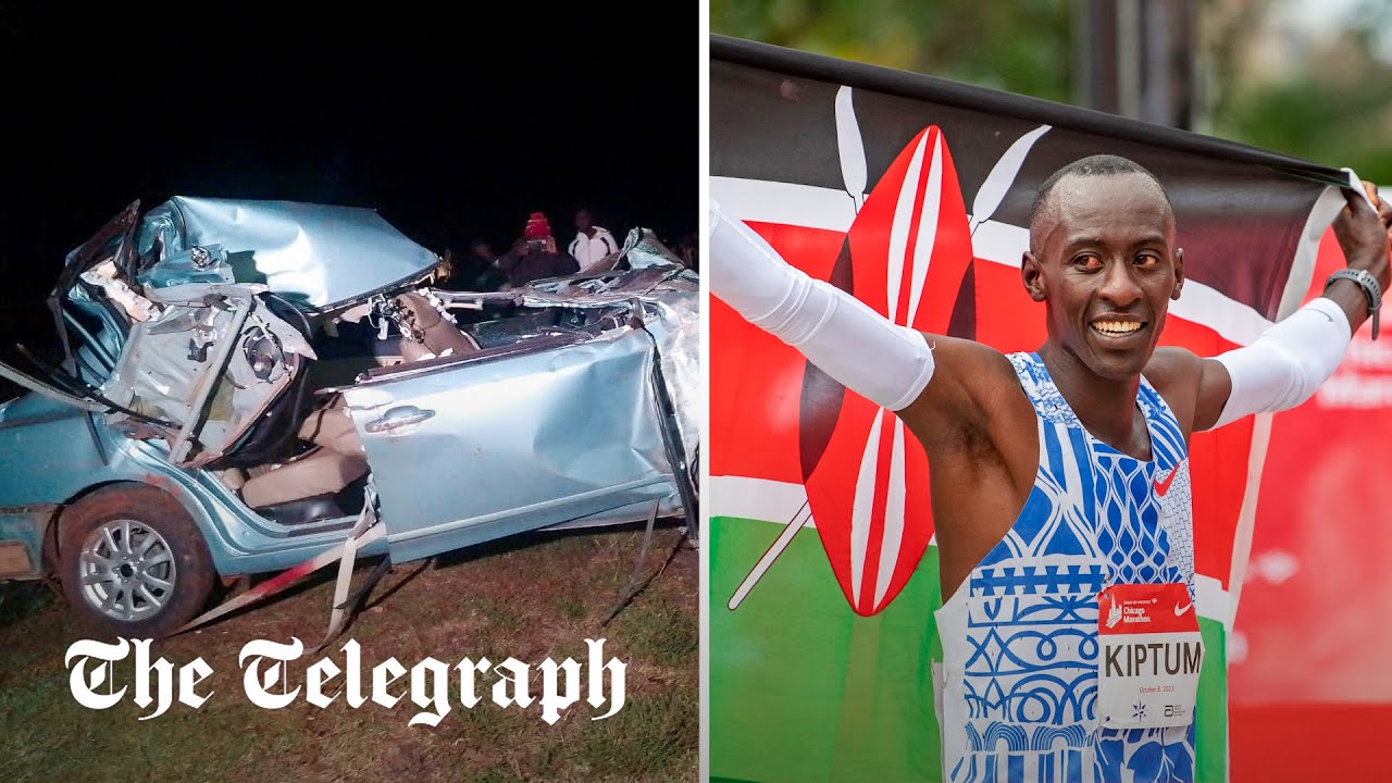 Kelvin Kiptum: Marathon world record holder dies in car crash in Kenya