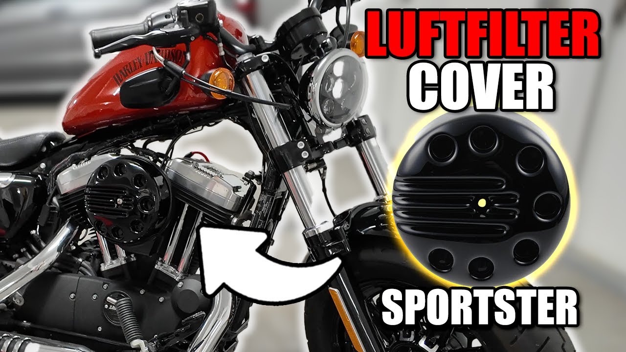 Geiles UPGRADE: Luftfilter Cover für die Forty Eight / Sportster / Iron 883 🔥  | ⚙️ How To ⚙️