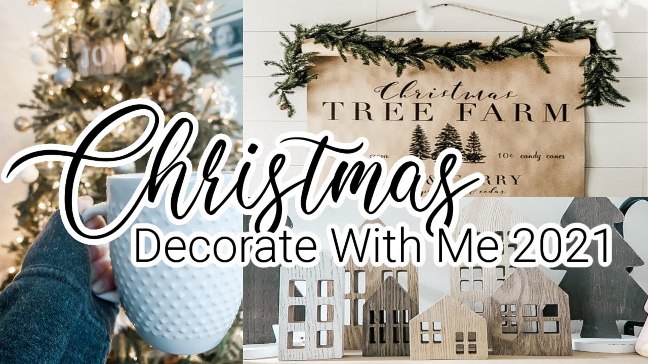 CHRISTMAS DECORATE WITH ME 2021 | COZY CHRISTMAS DECOR